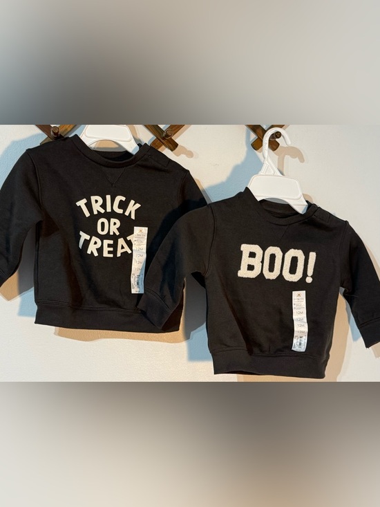 Little Co. By Lauren Conrad Other - Little Co. by Lauren conrad Baby 'BOO!' Pullover Sweatshirt & “trick or treat “